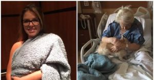 Young Woman Sneaks Dog Into Hospital To Visit Grandmother